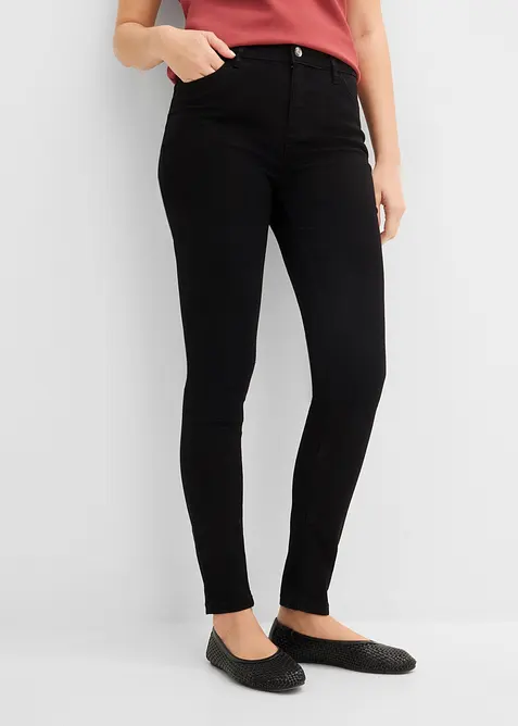 Jean skinny taille mi-haute, super extensible, bonprix