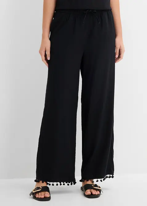 Schlupfhose aus flie&szlig;endem Viskose-Mix, bonprix