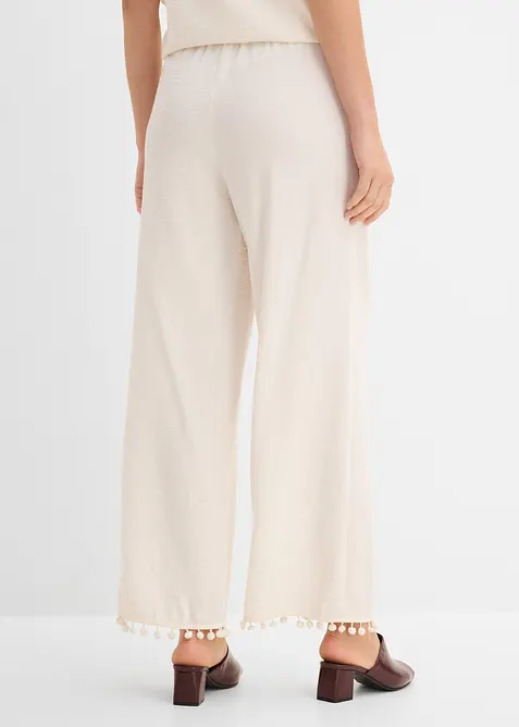 Schlupfhose aus flie&szlig;endem Viskose-Mix, bonprix