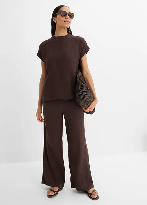 Bluse aus softem Musselin, bonprix