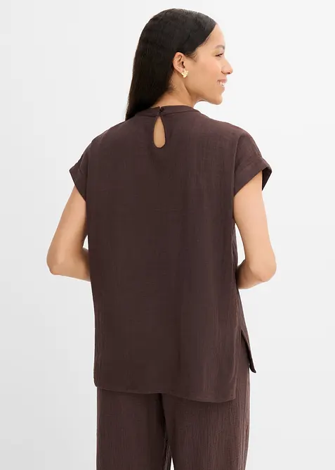 Bluse aus softem Musselin, bonprix