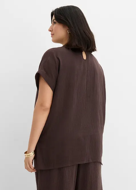 Blouse douce en gaze de coton, bonprix