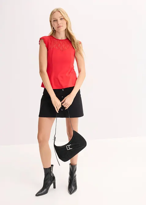 Top mit Spitze, bonprix