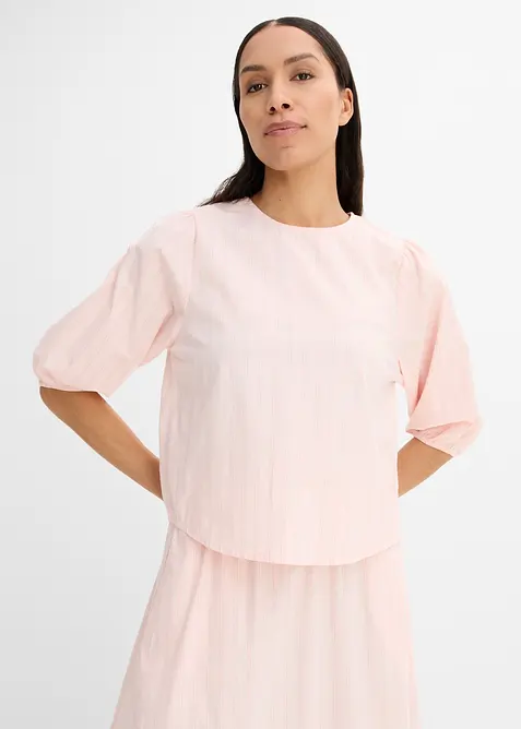 Bluse mit Volumen&auml;rmeln, bonprix