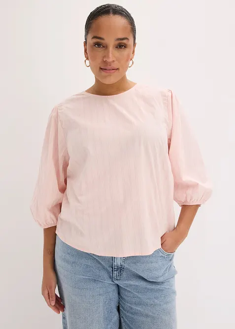 Blouse &agrave; manches bouffantes, bonprix
