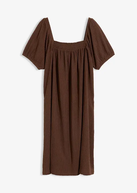 Jerseykleid aus strukturiertem Cr&ecirc;pe, bonprix