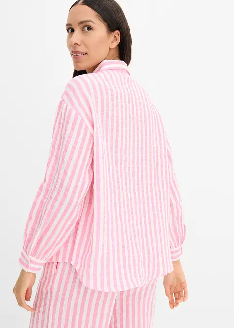 Musselin-Hemdbluse aus reiner Baumwolle, bonprix