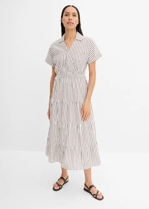 Wickelkleid aus reiner Baumwolle, bonprix