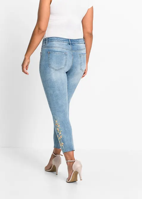Skinny-Jeans Mid Waist, cropped, bonprix