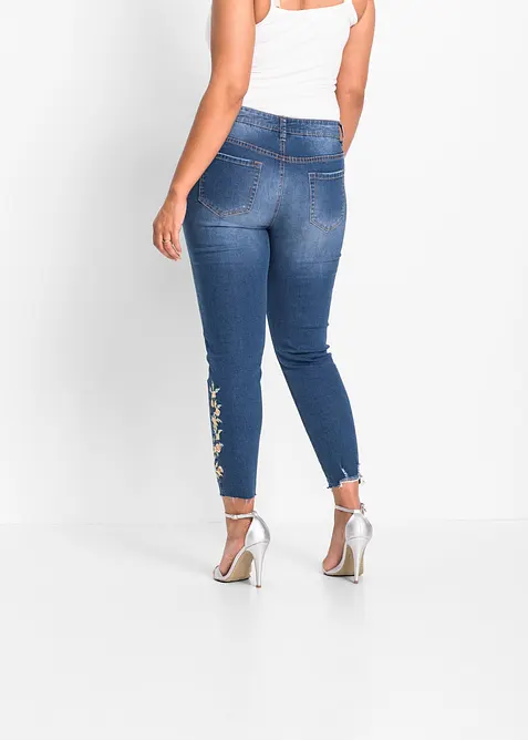 Skinny-Jeans Mid Waist, cropped, bonprix