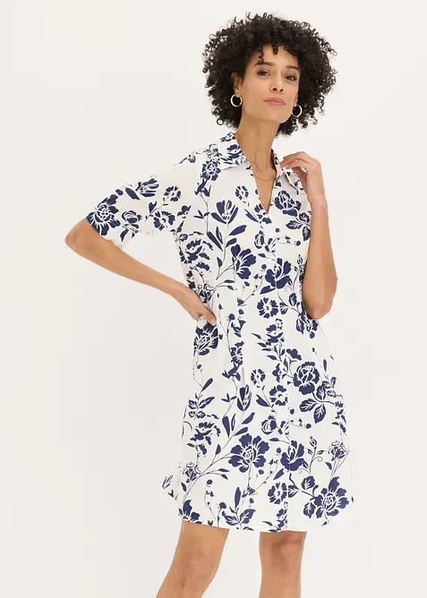 Robe-chemise en viscose fluide, bonprix