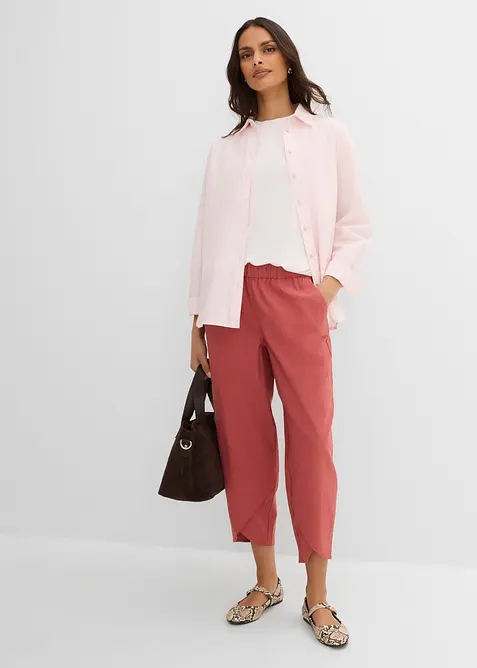 3/4-Hose aus leichtem Leinen-Mix, bonprix