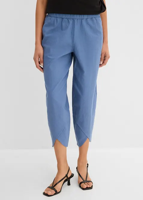 3/4-Hose aus leichtem Leinen-Mix, bonprix