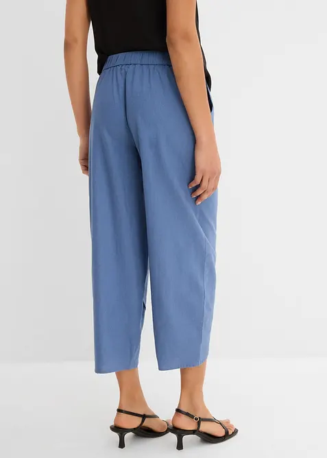 3/4-Hose aus leichtem Leinen-Mix, bonprix