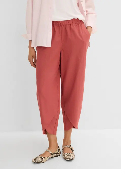 3/4-Hose aus leichtem Leinen-Mix, bonprix