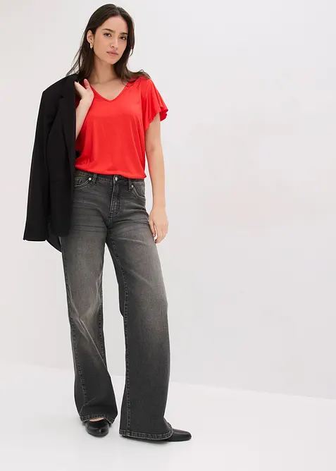 T-shirt en viscose douce, bonprix