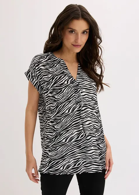 Tunikabluse aus reiner Viskose, bonprix