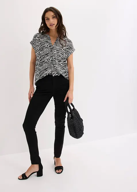 Tunikabluse aus reiner Viskose, bonprix