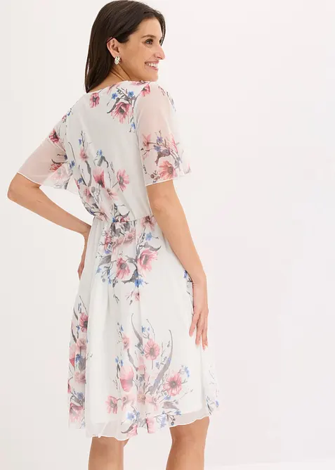 Robe courte en mesh, bonprix