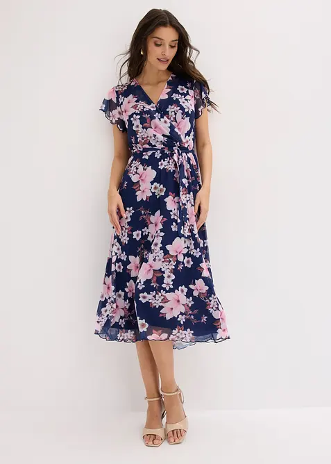 Midikleid aus Mesh, bonprix