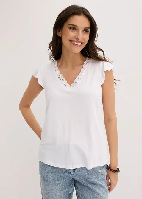 T-shirt en viscose extensible, bonprix