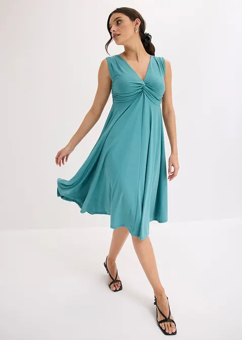 Shirtkleid mit V-Ausschnitt, bonprix