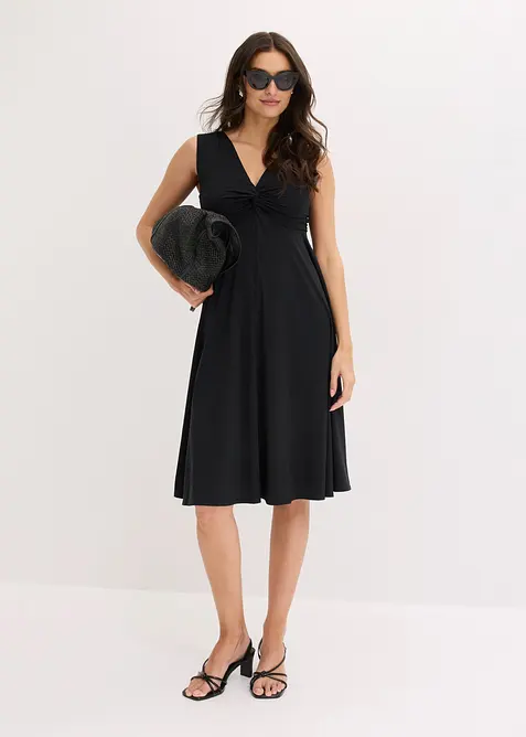 Shirtkleid mit V-Ausschnitt, bonprix