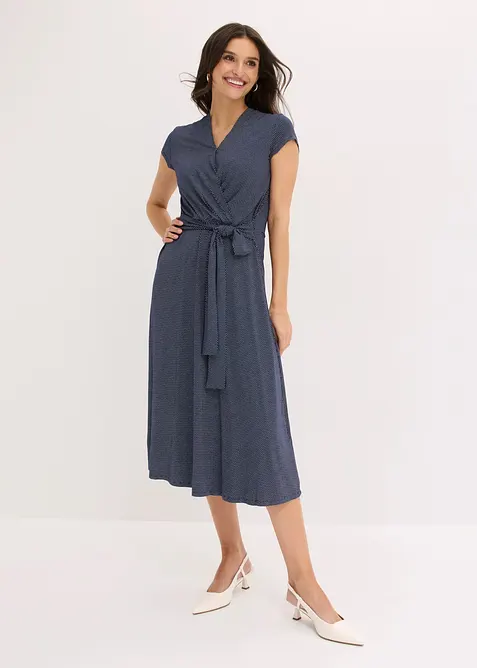 Midikleid aus Viksose-Mix, bonprix