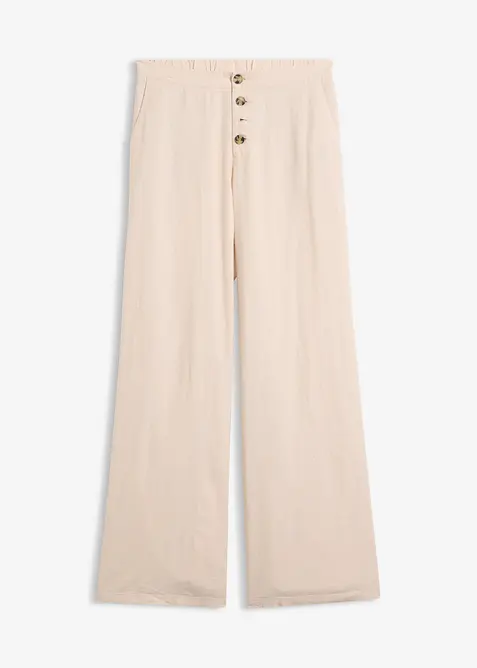 Palazzo-Hose mit Leinen, bonprix