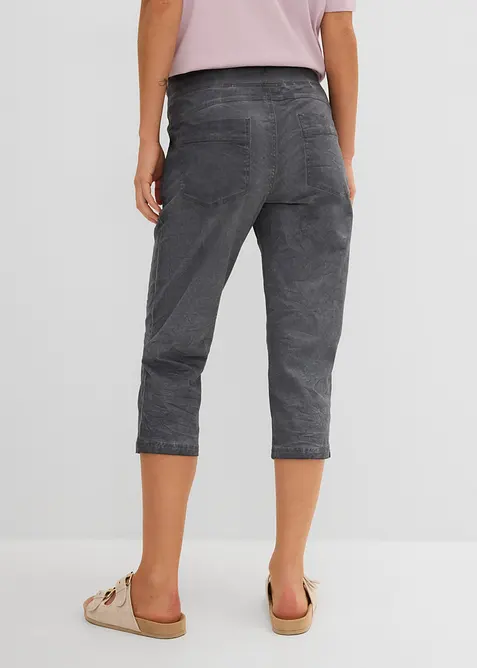 3/4-Hose mit Kontrast-Bindeband, bonprix