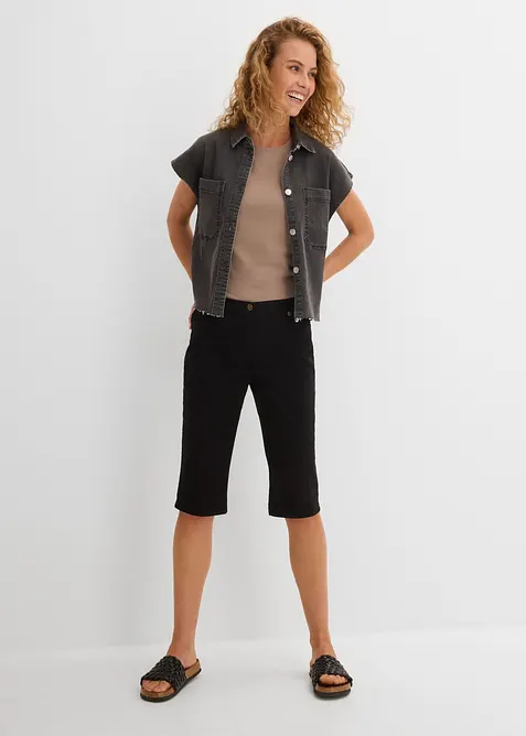 Bermuda coton avec taille confortable, bonprix