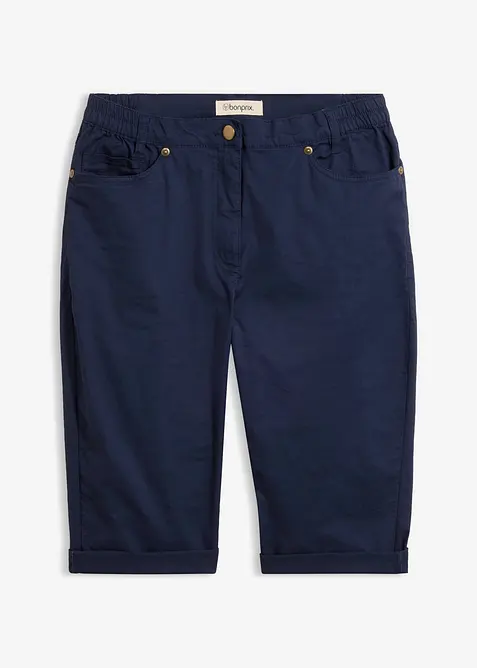 Baumwoll-Bermuda mit Bequembund, bonprix