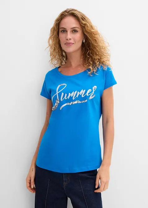 Shirt mit Pailletten, bonprix