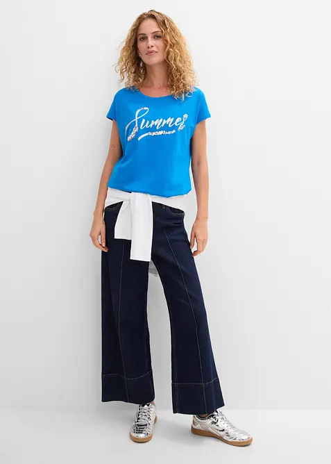 Shirt mit Pailletten, bonprix