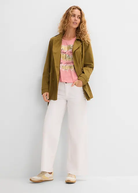 T-Shirt mit Glitzerdruck, bonprix