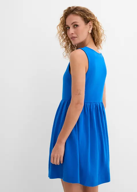 Shirtkleid mit Taschen aus reiner Baumwolle, bonprix