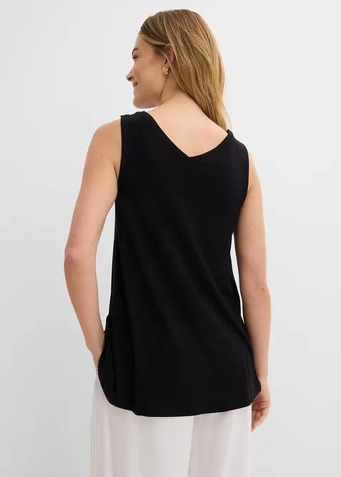 Top long en viscose extensible, bonprix