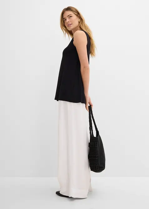 Top long en viscose extensible, bonprix