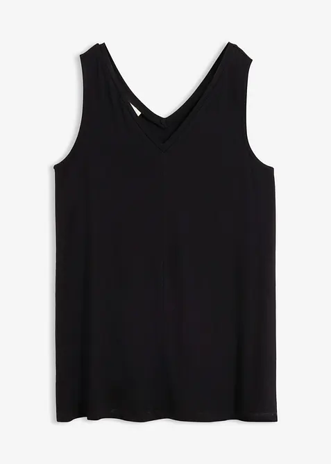 Top long en viscose extensible, bonprix