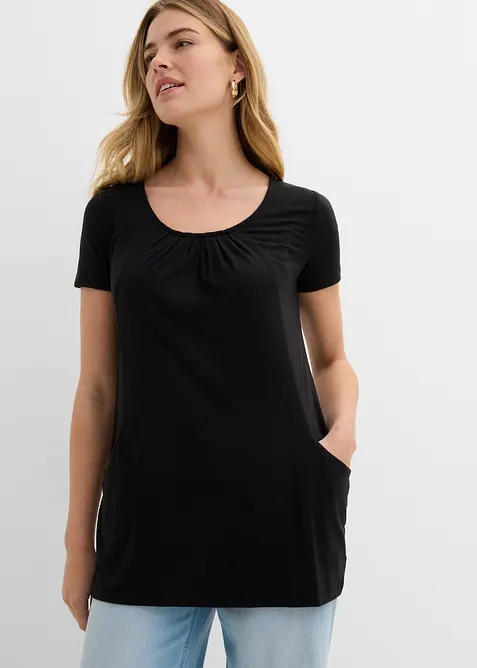 Longshirt mit Viskose, bonprix