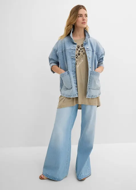 T-shirt en viscose fluide, bonprix