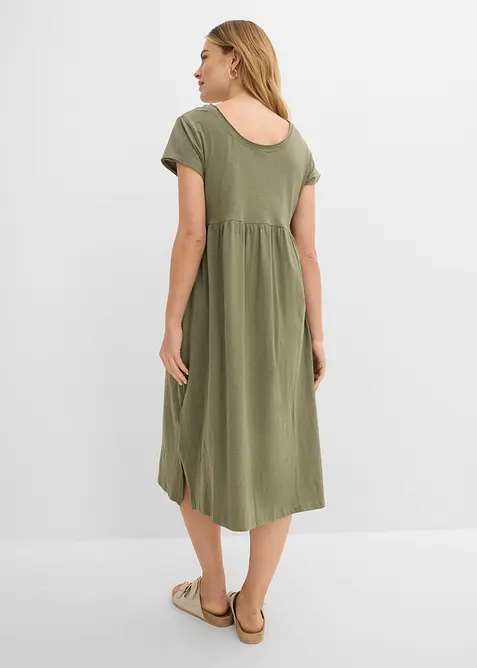 Midikleid aus reiner Bio-Baumwolle, bonprix