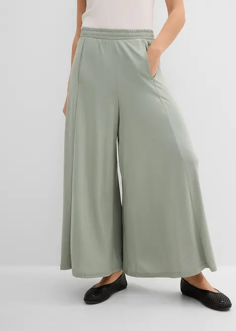 Jersey-Culotte mit weitem Bein, bonprix