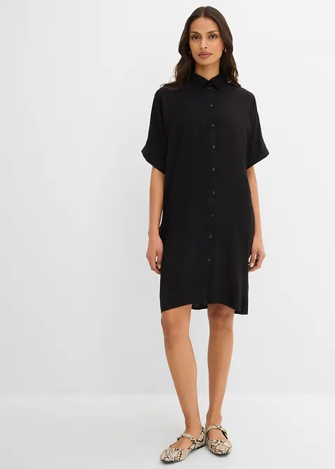 Blusenkleid aus feiner Viskose, bonprix