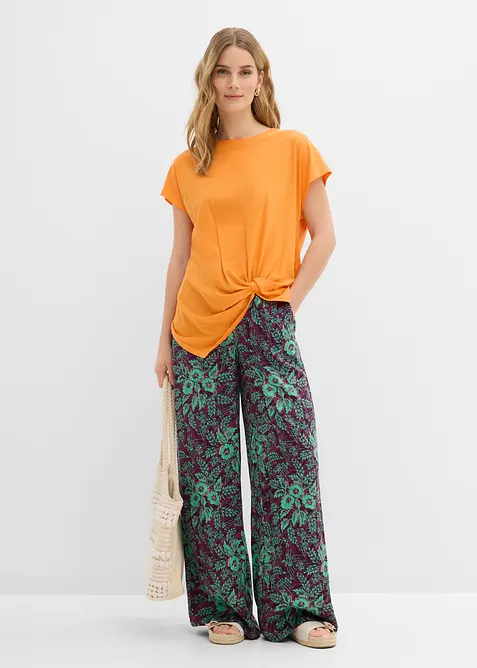 Palazzo-Hose aus flie&szlig;ender Viskose, bonprix