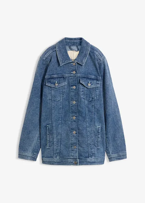Veste en jean extensible, coupe boyfriend, bonprix