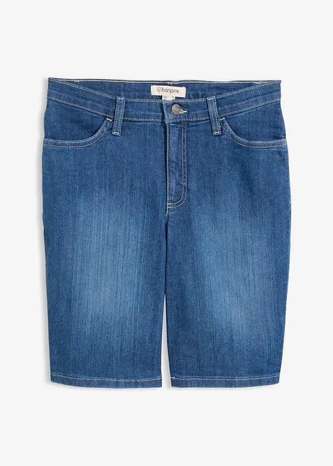 Bermuda en jean, taille mi-haute, bonprix