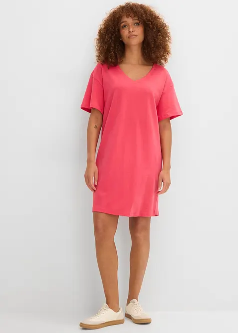 Oversize-Kleid mit aus reiner Baumwolle (2er Pack), bonprix