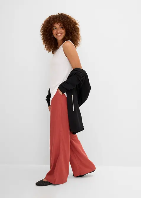 Long-Top aus softer Viskose, 2er- Pack, bonprix