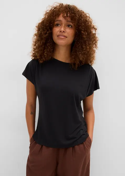 T-shirt &agrave; fronces, bonprix